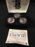MLB Players Choice 3 Coin Set, Mint Sport Collection