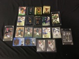 Grant Winstrom rookie cards Marshall Faulk TV and banks plus