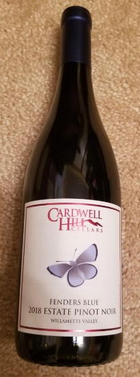 Cardwell Hill Cellars Wine Cardwell Hill Cellars 2018 Estate Pinot Noir, courtesy of Polk City