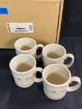 4 Pk Green Mugs-USA