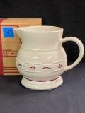 Large Red Milk Pitcher