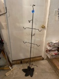 Wrought Iron Basket Stand