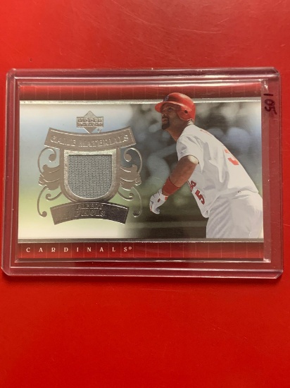 2007 upper deck Albert Pujols game worn jersey baseball card