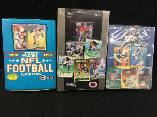 1990 Fleer Football cards unopened