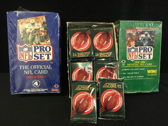 1990-91 -92 Score Football cards unopened
