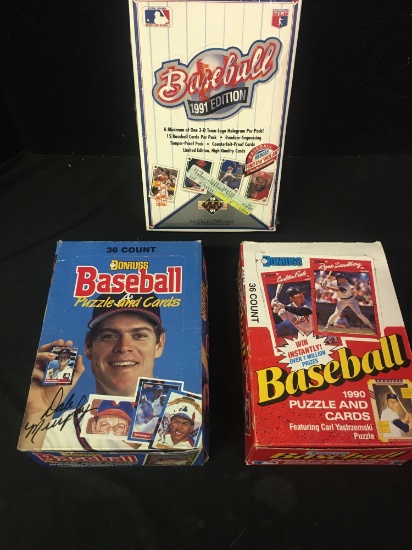 1991 Baseball Heroes,DONRUSS Puzzle And Cards