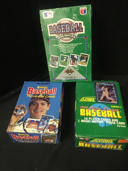 1990 Upper Deck Collectors, Donruss Puzzle and Cards