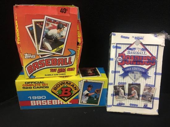 1990 Bowman, 1993 Donruss baseball Cards