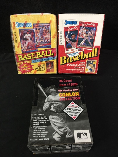 Baseball Cards 1991 Edition Conlon Collection