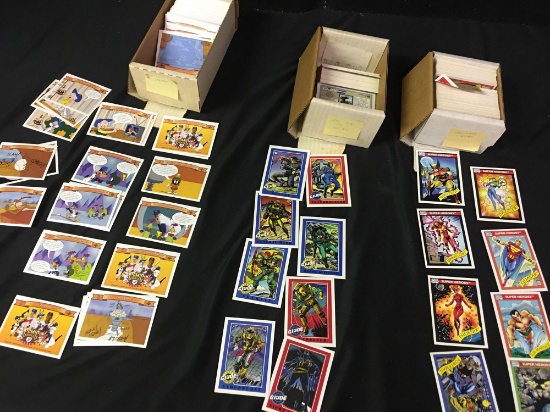 1992 Looney Tunes Extras, 1991 G.I. Joe, 1990 Marvel Comics Cards