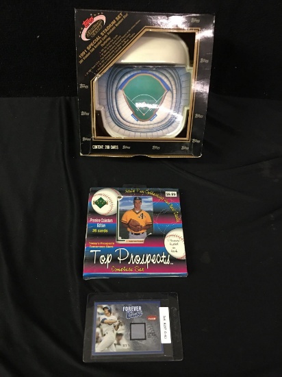 Fleer Ryne Sanderberg authentic Game -worm Container Jersey