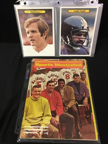 Sports Illustrated October 7 1968, 1980 Topps