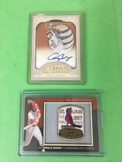 1967 World Series Commemorative Patch of Orlando Cepeda, 2012 Topps