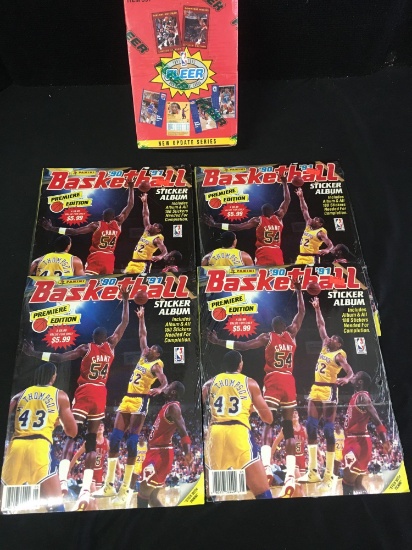 1990 Basketball Magazines, 1991 Fleer Basketball cards