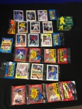 1990 Fleer, DonRuss baseball puzzle and cards
