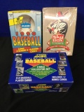1990 Fleer, 1992 Score pre-Rookie baseball cards packs