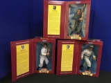 Starting lineup Cooperstown collection 12? tall figures Babe Ruth, Ty Cobb , Lou Gehrig