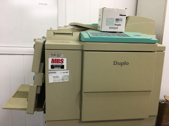Duplo Copy machine with extra ink and materials needed