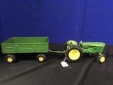 ERTL 1/16th John Deere 2020 John Deere Tractor and Barge Wagon