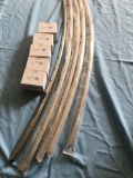 5? curved shower rod only total 5