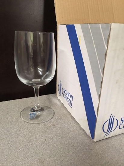 Schott cristal Germany Goblets wine glasses