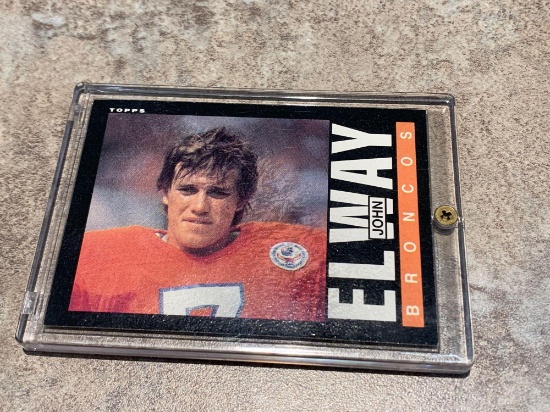 1985 tops John Elway football card