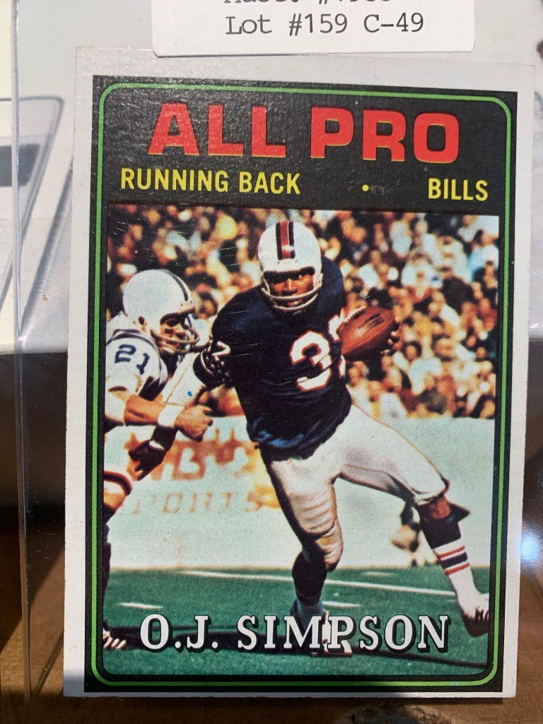 Dick Butkus and OJ Simpson Cards | Art, Antiques & Collectibles  Collectibles Sports Memorabilia Sports Cards | Online Auctions | Proxibid