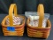 Pair of Sweetheart Baskets Complete 2 x $