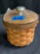 XSmall Stained Crock Basket, Protector, Lid