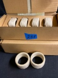 Ivory Napkin Rings - 10