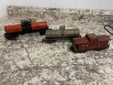 O Scale Oil tankers and caboose