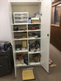 Cabinet with office supplies