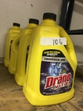 Drano commercial line gel 4-1 Gallon