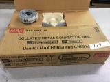 Collated metal connector nail