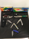 Hunting knife and folding knife