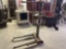 Pivot arm on wheels