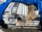 Pallet full of decking balusters Trex decking plastic white packs plus