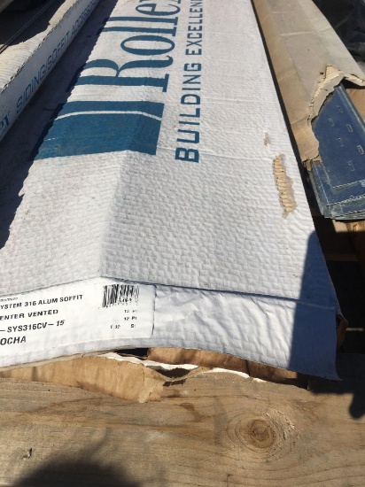System 316 Alum Soffit mocha 12 pieces /12 ft /2 boxes