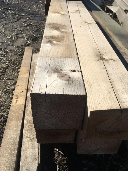 Wood Treated right 4?X6?X6? 4 pieces