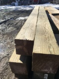 Wood Treated 8? X6?X6? 4 pieces