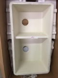Kitchen sink 1.75 low divide biscuit