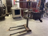 Pivot arm on wheels