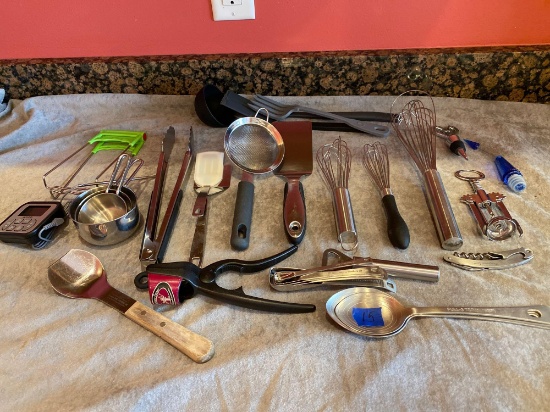 Collection of kitchen utensils- see pictures