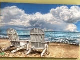 Stretched Canvas of Beach