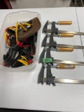 Set of four clamps and more