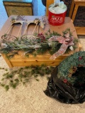 Christmas Reindeer, Wreath, Santas