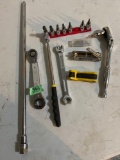 Sockets, Bits, wrench, magnetic tool plus