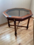 Octagon Side Table - Glass top