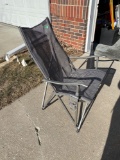 Hi back mesh patio chair