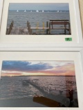 Two Matted and Framed Lakeside Pics